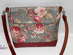 Текстильная сумка-почтальон | Ярмарка Мастеров - ручная работа, handmade