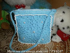 Вяжем детскую сумочку | Ярмарка Мастеров - ручная работа, handmade Вяжем детскую сумочку | Ярмарка Мастеров - ручная работа, handmade