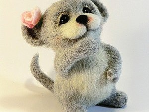 Скульптурное валяние игрушки. Милые зверята | Ярмарка Мастеров - ручная работа, handmade