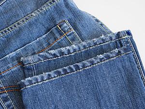 Как укоротить джинсы с сохранением вареного края: Мастер-Классы в журнале Ярмарки Мастеров