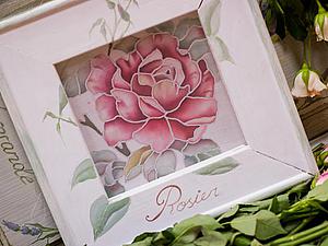 Мастер-класс Шелковая миниатюра - English rose | Ярмарка Мастеров - ручная работа, handmade