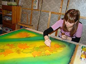Мастер-класс по холодному батику | Ярмарка Мастеров - ручная работа, handmade