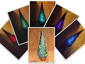Делаем ёлочку-ночник. Часть 2 | Ярмарка Мастеров - ручная работа, handmade