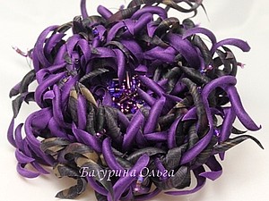 Цветы из ткани .Мастер-класс. | Ярмарка Мастеров - ручная работа, handmade