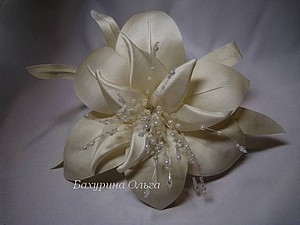 Цветы из ткани .Мастер-класс. | Ярмарка Мастеров - ручная работа, handmade