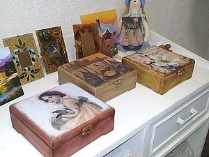 «Старинная шкатулка» Максимальное Количество Техник за Одно Занятие! | Ярмарка Мастеров - ручная работа, handmade