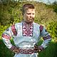 Рубаха АЛАТЫРЬ (детская). Народные рубахи. Семейная  Мастерская  Ястребовых. Интернет-магазин Ярмарка Мастеров.  Фото №2