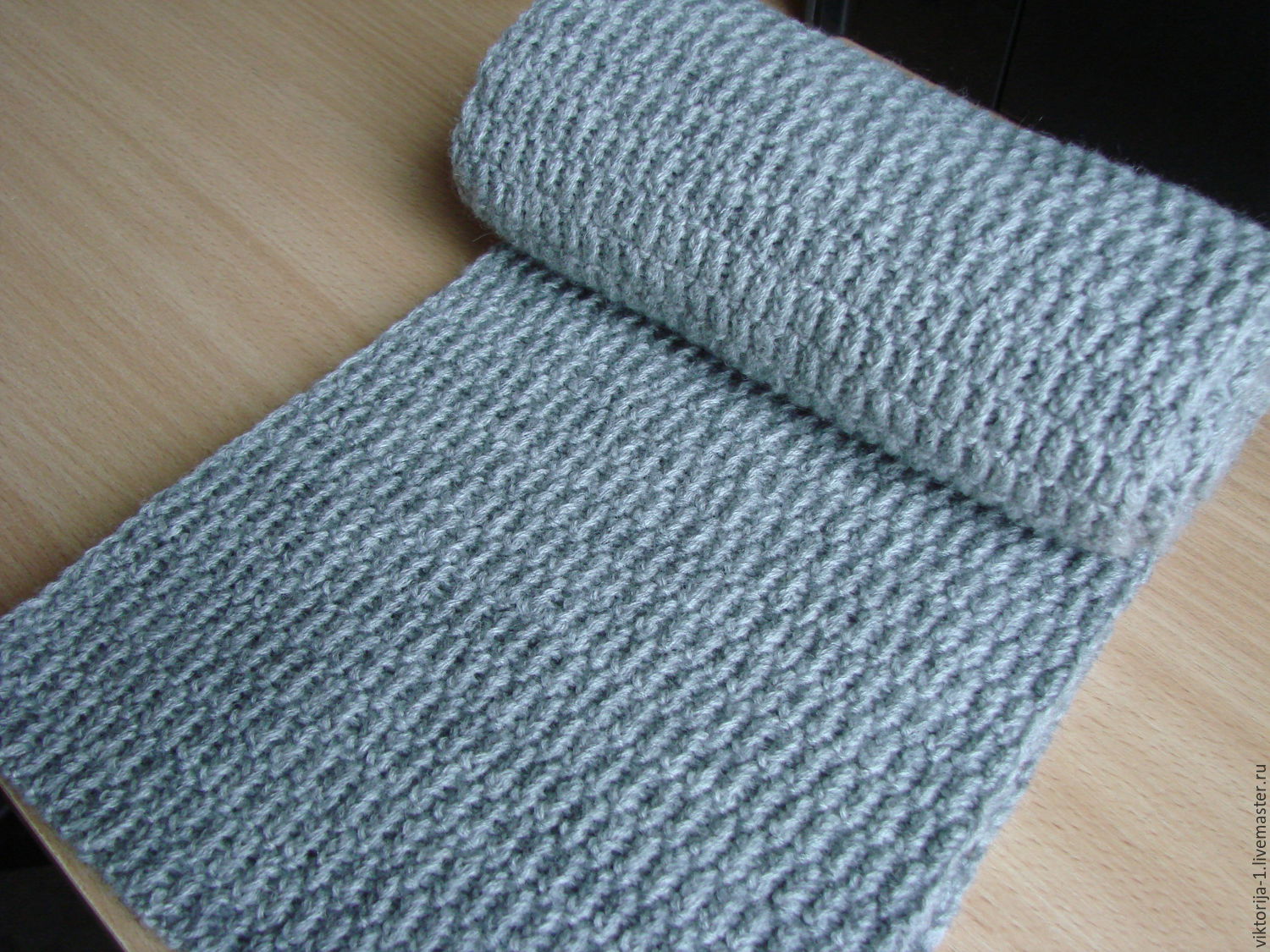 3 варианта мужского шарфа спицами