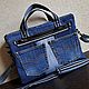 Джинсовая сумка, большая, мужская ,чемодан. Мужская сумка. Kate's JNS bags. Интернет-магазин Ярмарка Мастеров.  Фото №2