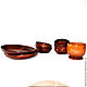 A set of wooden dishes made of natural Siberian cedar. TN24. Kitchen sets. ART OF SIBERIA. My Livemaster. Фото №6