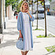 Textured sky blue cardigan. Cardigans. Mary_Littlebug_knit. Online shopping on My Livemaster.  Фото №2