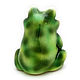 Ceramic figurine ' Frog with flowers'. Figurines. aboka. My Livemaster. Фото №6