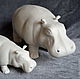 Бегемот. Статуэтки. Мурашева Ирина (ceramicanimals). Ярмарка Мастеров.  Фото №5