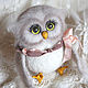 Hedwig owl toy from wool, Felted Toy, Moscow,  Фото №1