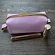 Cosmetic bag genuine leather. Beauticians. crecca. My Livemaster. Фото №5