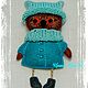 Брошь. "Сова в пальто". Брошь-булавка. Ирина ВенГа. Игрушки для души :). Ярмарка Мастеров.  Фото №4