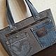 Заказать Сумка джинсовая, тоут, на молнии. Kate's JNS bags. Ярмарка Мастеров. . Сумка-тоут Фото №3