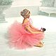 Peach-colored Ballerina Doll. Dolls. Svetlana Bednenko. My Livemaster. Фото №5