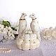 Pillow, stand for wedding rings Birds. Dairy, ivory, Pillows for rings, Magnitogorsk,  Фото №1