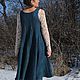 Заказать Sarafan Blue sea felting wool. Osinkina Lara (valyanie sherst). Ярмарка Мастеров. . Sundresses Фото №3