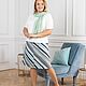 NATALINI Юбка 4 клинка в косую полоску plus size. Юбки. NATALINI. Ярмарка Мастеров.  Фото №6