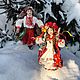 Оксана и Вакула. Елочные игрушки. Игрушки ручной работы от Алёнушки. Интернет-магазин Ярмарка Мастеров.  Фото №2