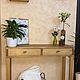 Деревянный туалетный столик в прихожую, в гостиную / консоль с ящиками, Консоли, Верхняя Пышма,  Фото №1