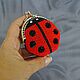 Ladybug Beaded Purse, Coin boxes, Angarsk,  Фото №1