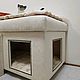 Order A house for a dog (cat) with a sofa on top. Available in size. Workshop for dogs and cats. Livemaster. . Pet House Фото №3