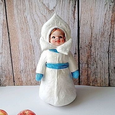 Куклы и игрушки ручной работы. Ярмарка Мастеров - ручная работа Девочка Снегурочка интерьерная игрушка под ёлку ручной работы. Handmade.