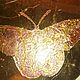 Елочная игрушка с сверкающей бабочкой из стекла и зеркала. Елочные игрушки. Art of genius (oikos). Ярмарка Мастеров.  Фото №5