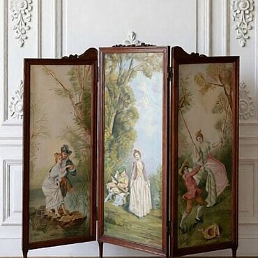 Винтаж ручной работы. Ярмарка Мастеров - ручная работа Винтаж: Ширма И16087. Handmade.