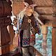 Баба-Яга сказочная текстильная ручной работы  , 50 см, Народная кукла, Москва,  Фото №1