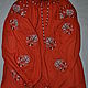 Льняная блузка с вышивкой 750. Блузки. Embroidered Gem. Интернет-магазин Ярмарка Мастеров.  Фото №2