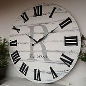 Часы деревянные с лого 40cм