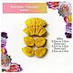 Order Narcissus small set of silicone viners and cutters. ceramic flowers. Livemaster. . Molds for making flowers Фото №3