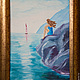 Девушка у моря, Картины, Москва,  Фото №1