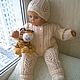 knitted Romper for baby. Overall for children. handmade for baby (alenka3). My Livemaster. Фото №5
