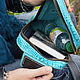  Рюкзак слинг из натуральной кожи. Рюкзаки. ArtElementCraft (Марина). Ярмарка Мастеров.  Фото №4