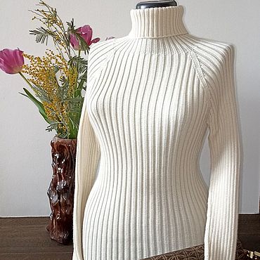 Одежда ручной работы. Ярмарка Мастеров - ручная работа Водолазка меринос 100%. Handmade.