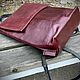 Рюкзак из натуральной кожи «ВИННЫЙ». Рюкзаки. VIKING LEATHER CRAFT. Ярмарка Мастеров.  Фото №6