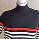 Джемпер "Трехцветный" 100% кашемир. Джемперы. Вера / Kirshvery_knit (kirshvery) (kirshvery). Ярмарка Мастеров.  Фото №5