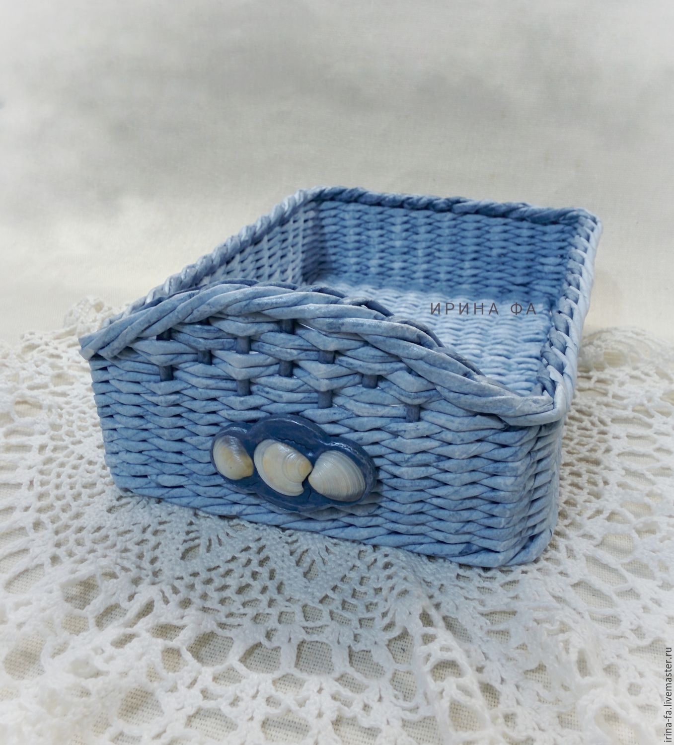 Basket C Decor Sea Shells Online On Livemaster With Shipping Basket C Decor Sea Shells Wicker Baskets