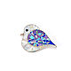 Brooch bird. Charoite, Turquoise, Lapis, Mother Of Pearl. Brooches. ARIEL - MOSAIC. My Livemaster. Фото №5