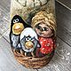 Заказать Тапочки-чуни «Счастье-это когда у тебя все дома!». Innart. Ярмарка Мастеров. . Тапочки Фото №3