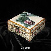 Для дома и интерьера handmade. Livemaster - original item Box in Chinese style Peony-4. Handmade.