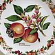 Винтаж: Декоративная тарелка «Peach» от Royal Worcester. Тарелки винтажные. Vintage My Story (Ирина). Интернет-магазин Ярмарка Мастеров.  Фото №2