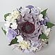 Wedding bouquet Tenderness. Flowers polymer clay handmade. Bouquets. Olga-art-flower. My Livemaster. Фото №4