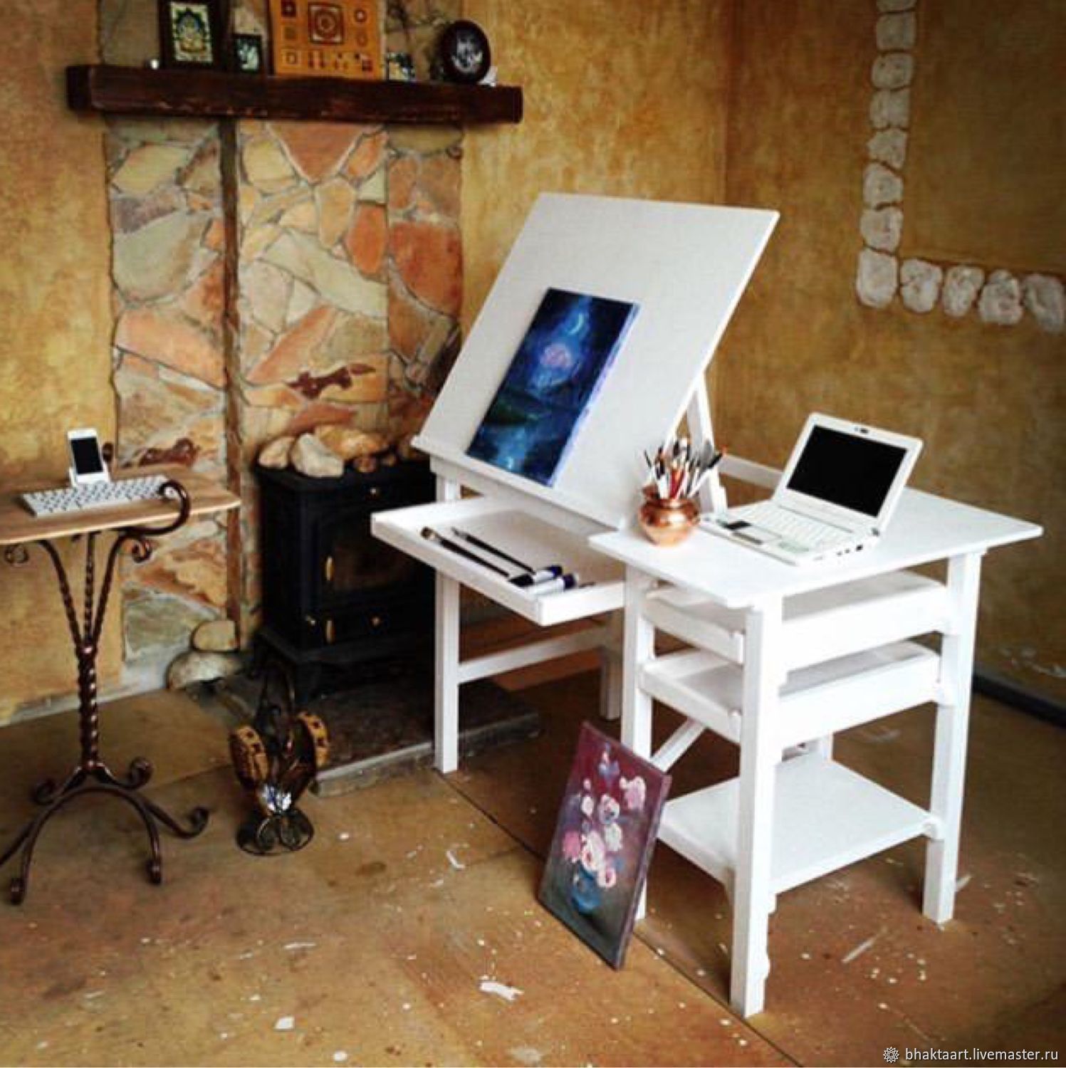 Стол-мольберт "Творческий уголок", для художника, рисования – заказать ...