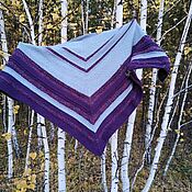 Аксессуары handmade. Livemaster - original item shawl BORDEAUX. Handmade.